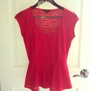 Guess peplum top